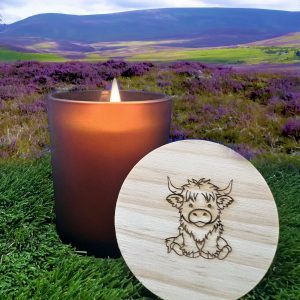 Wee Meltie McMoo Brown Wick Candle