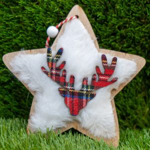 Deer Star Christmas Decoration