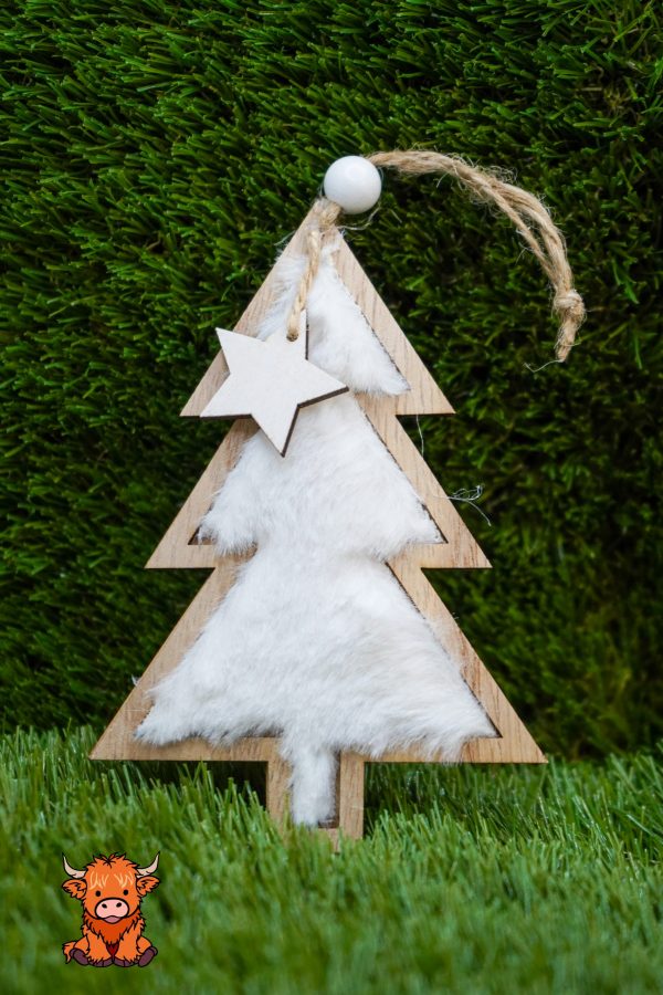 Fluffy Christmas Tree Decoration - Image 2