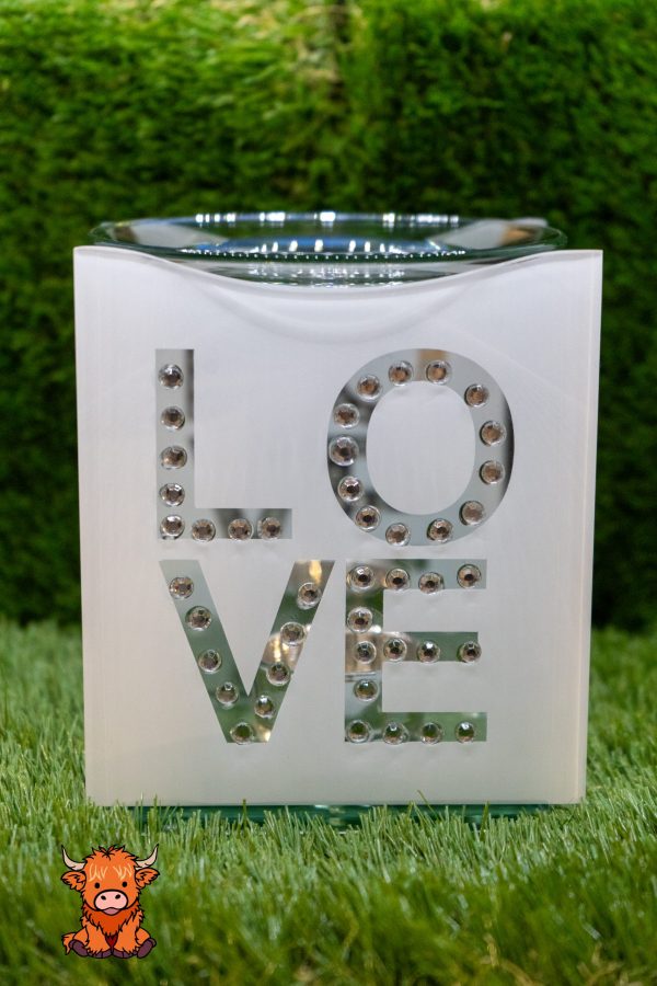 Love: Frosted Wax Melt Burner