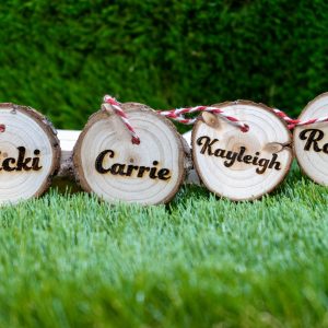 Christmas Tree Personalised Decorations 4 pack