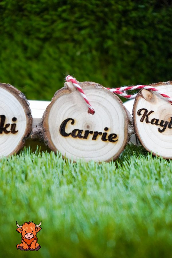 Christmas Tree Personalised Decorations 4 pack - Image 2