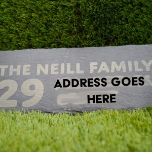 Engraved Slate Address